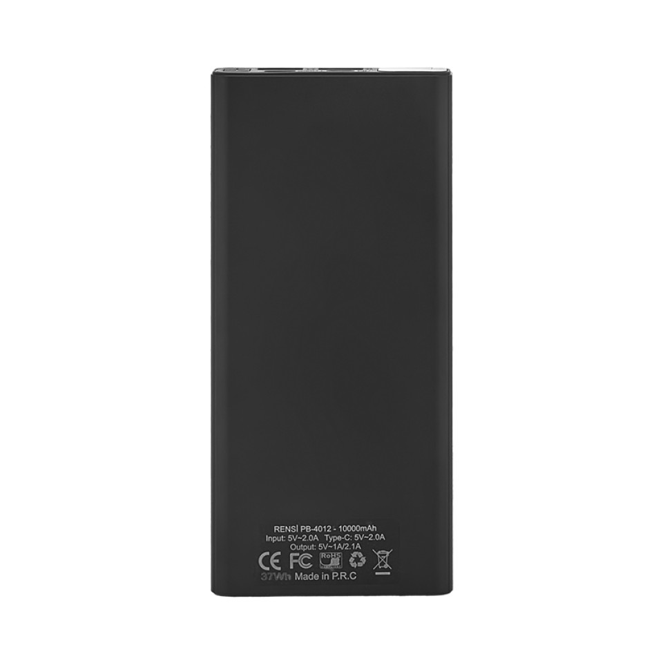 PB-4012 Siyah 10000 Mah Powerbank Taşınabilir Pil Şarj Cihazı